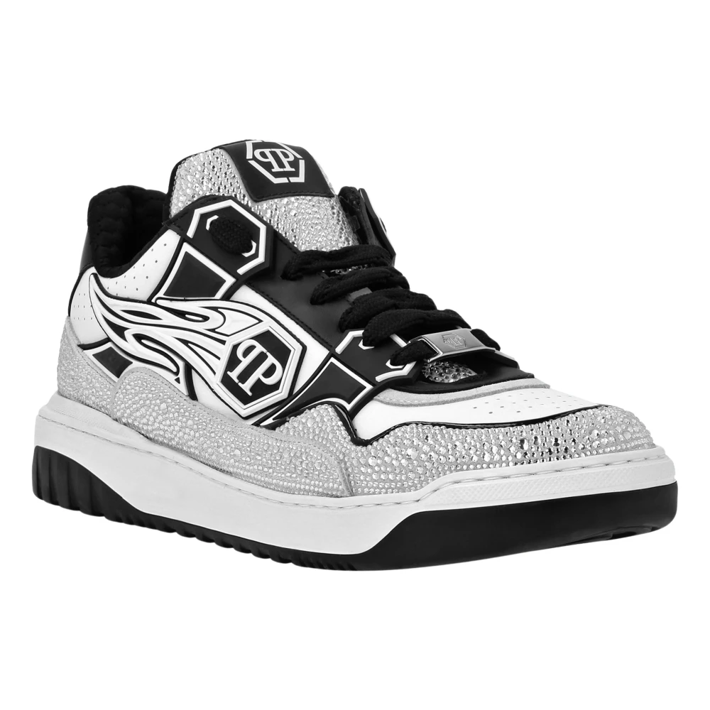 Philipp Plein Moon Walker Low-Top Sneakers Heren Schoenen Grijs