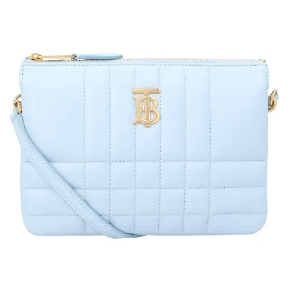 Burberry Leather shoulder-bags Blue Dames