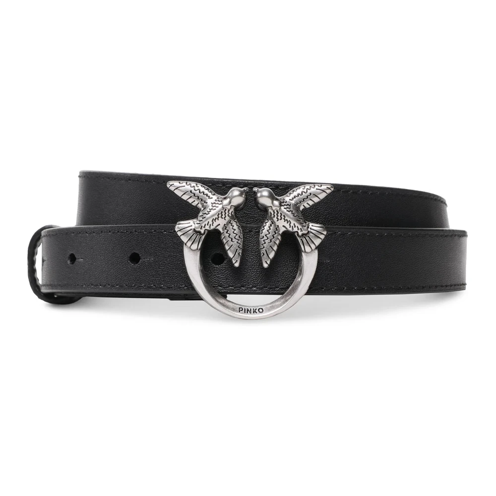 Pinko Black Belt - Stylish Design - Unisex - Belts - Xs - Accessories