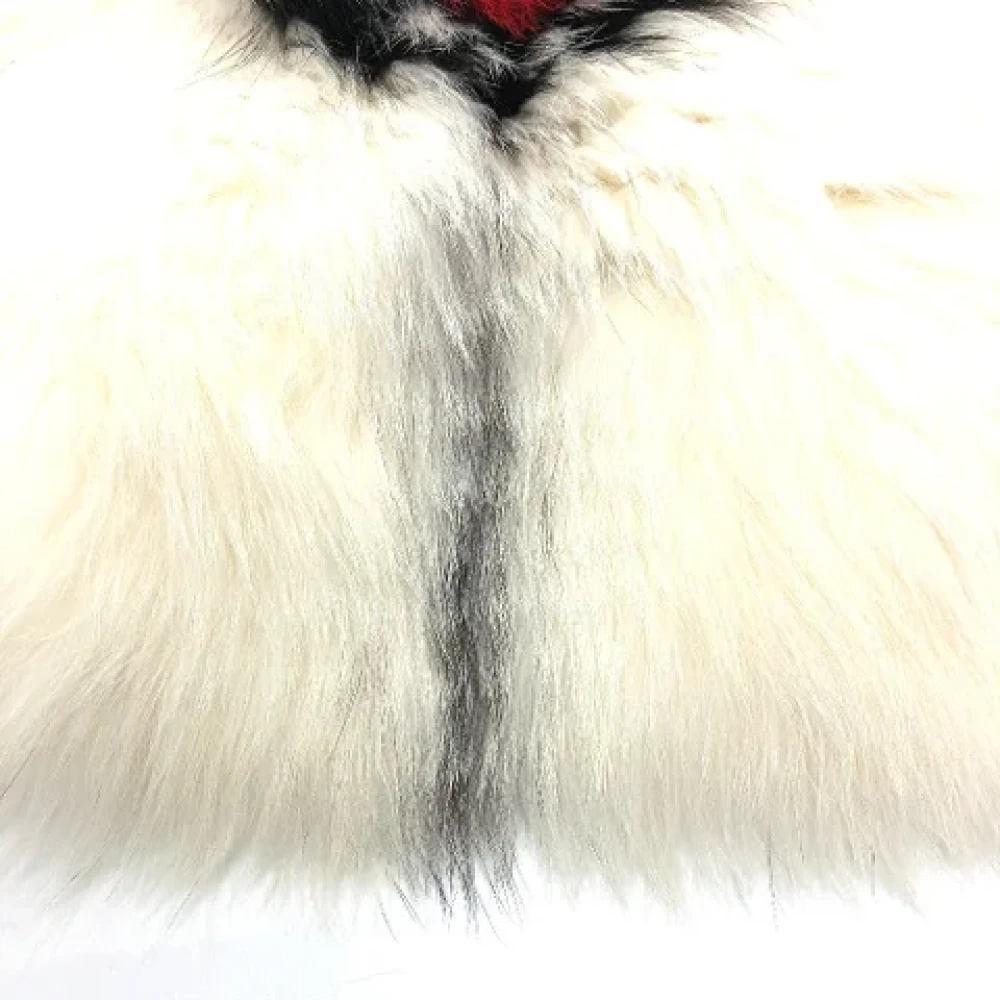 Dior Vintage Pre-owned Fabric scarves White Dames