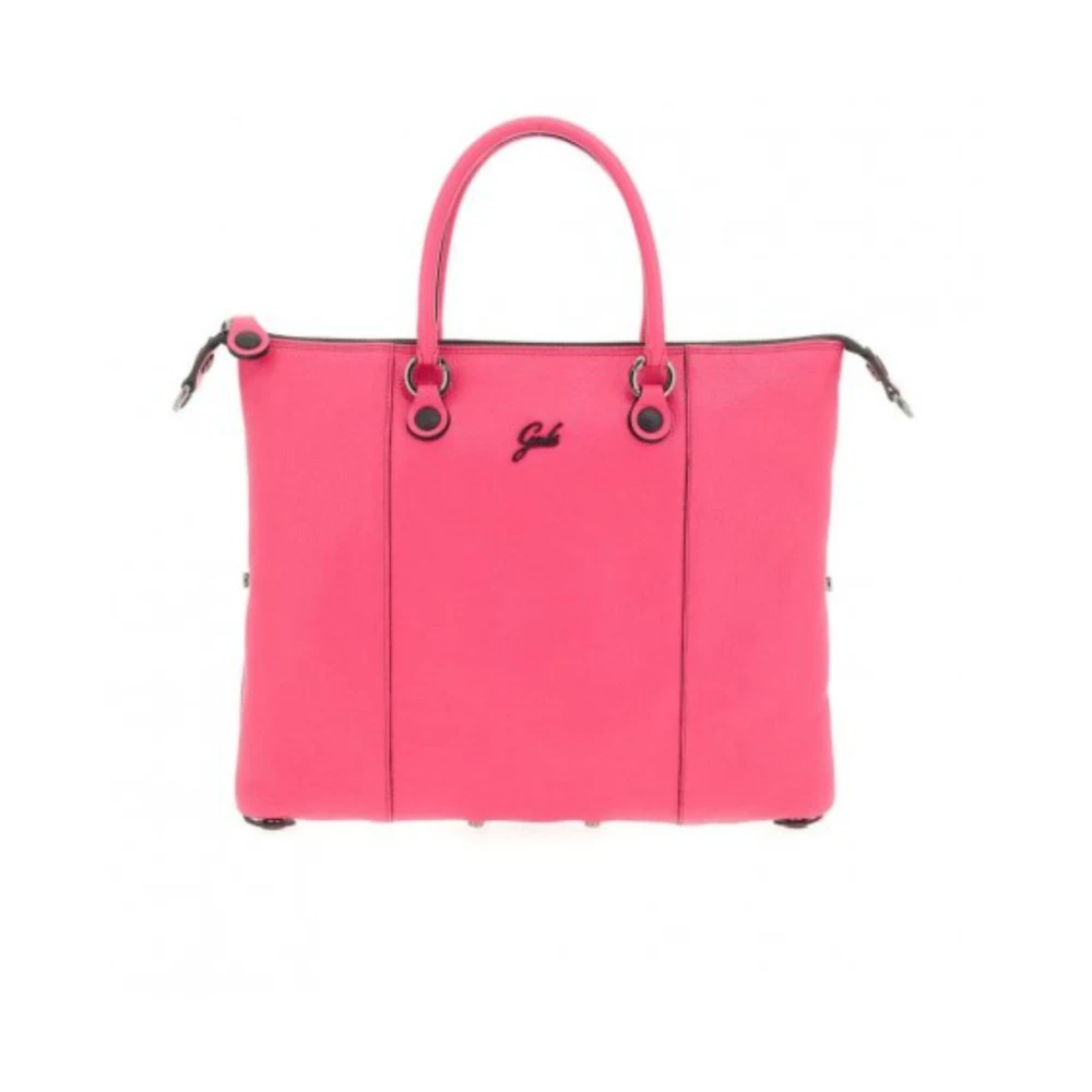 Gabs Konvertibel läderväska: Shopper, Satchel, Axelväska, Ryggsäck Pink, Dam