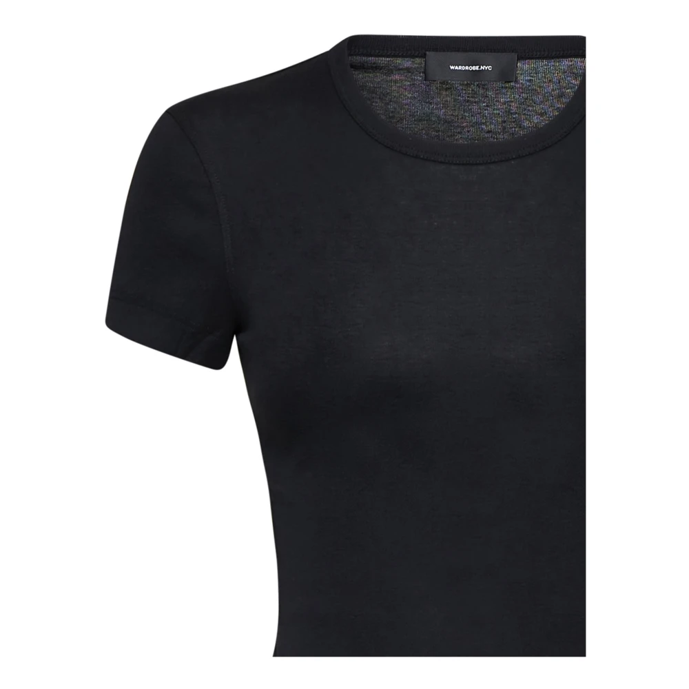 Wardrobe.nyc Zwarte T-shirts en Polos Black Dames