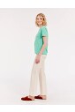 t-shirt-vert-iconique-a-col-rond