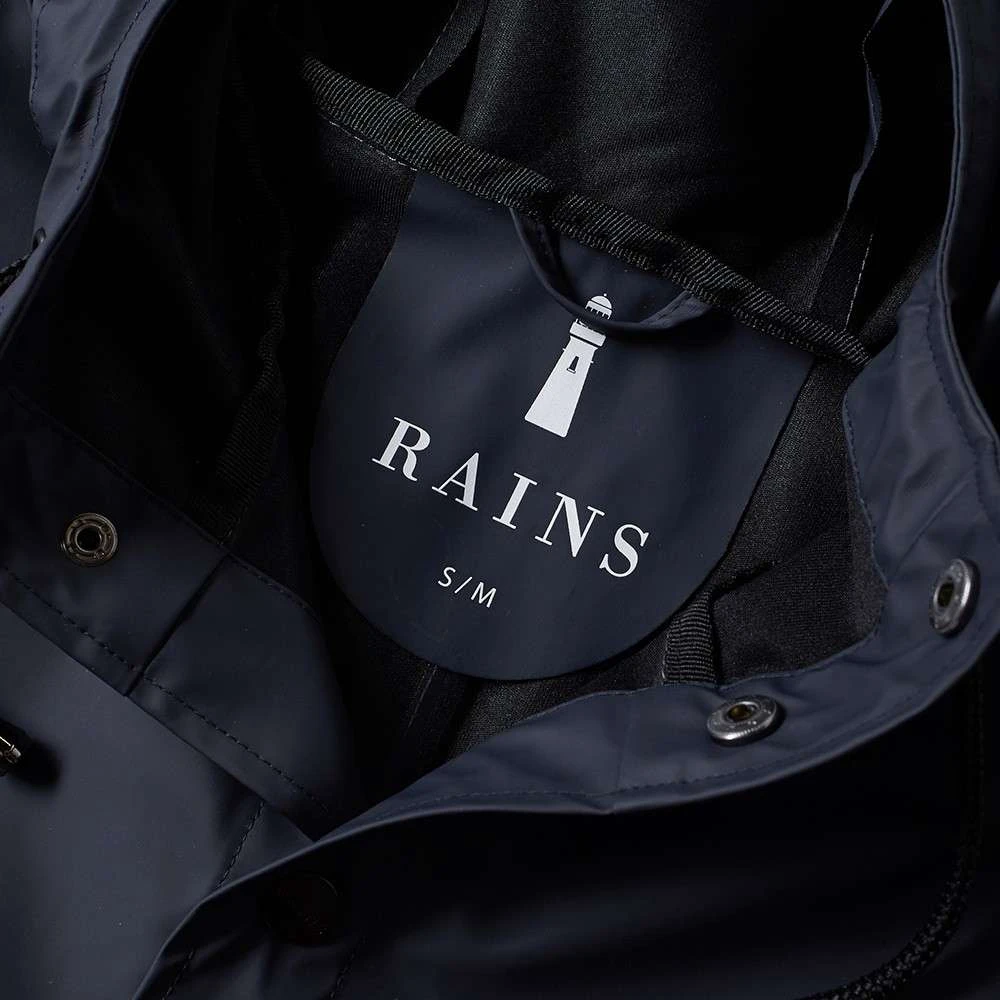 Rains Lange Jas Waterdicht Unisex Ontwerp Blue Heren