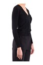 gilet-noir-col-v-manches-longues