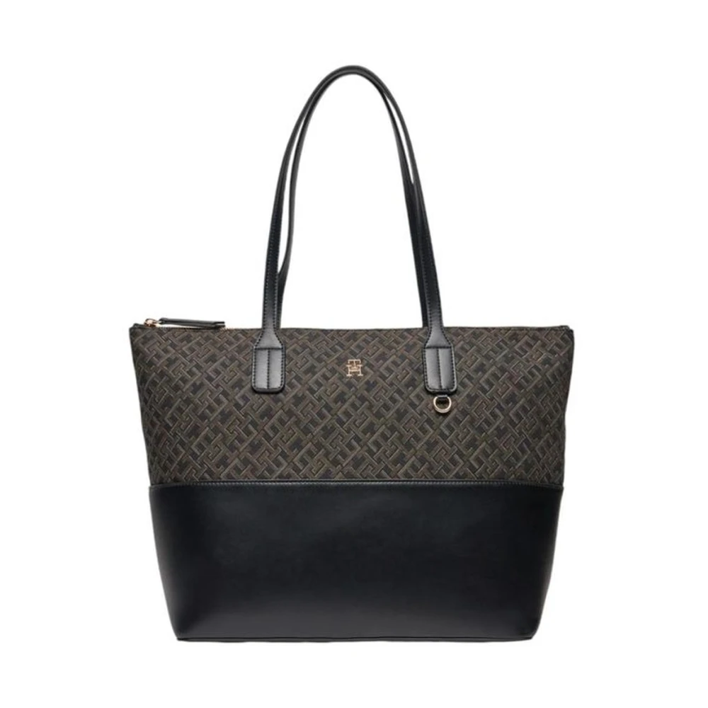 Tommy Hilfiger Polyethyleen Handtas met Blend Dames Collectie Black Dames