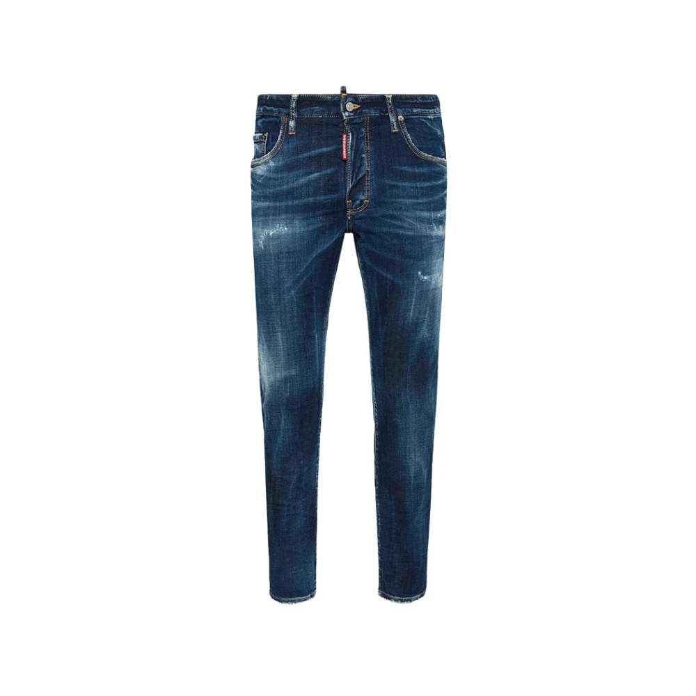 Dsquared2 Men's Blue Slim Fit Jeans, Xl, Skater Jeans