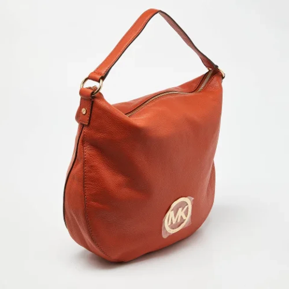 Michael Kors Pre-owned Leather handbags Orange Dames