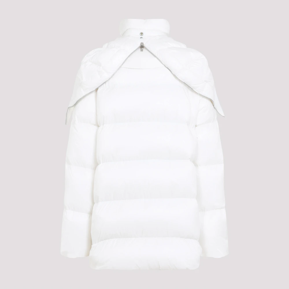 Moncler Capuchon Cyclopic Jas White Dames