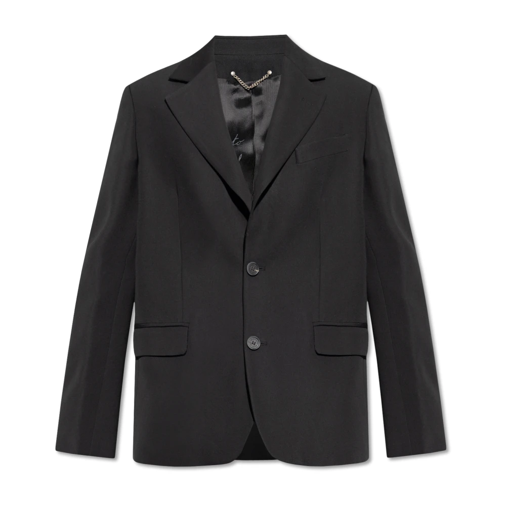 Golden Goose Milano Single-Breasted Blazer Black Heren