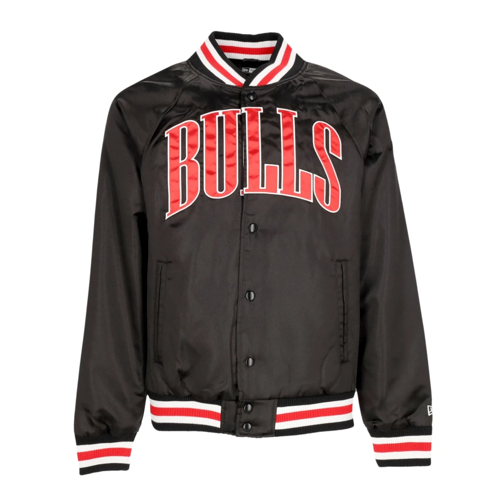 new era Chicago Bulls NBA Bomber Jacket Zwart Black Heren