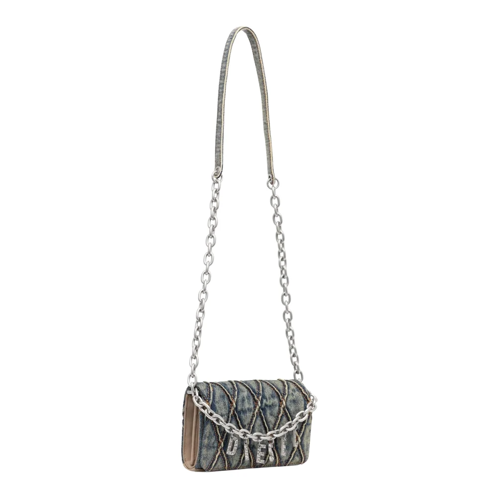 Diesel Donna Blu Borse, Taglia Unica, New,