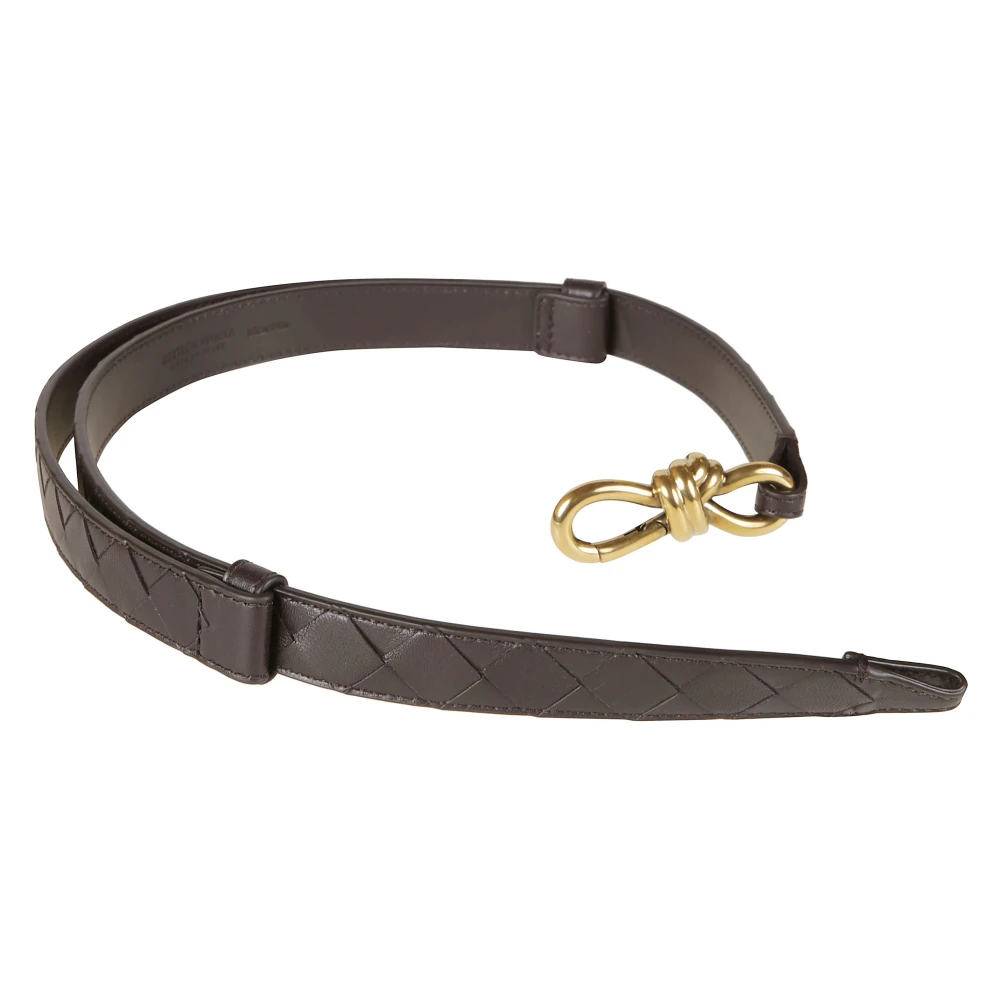 Bottega Veneta Brown Andiamo Belt - Female - Belts - 75 Cm - Accessories