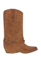 bottes-texanes-en-daim-avec-bout-pointu