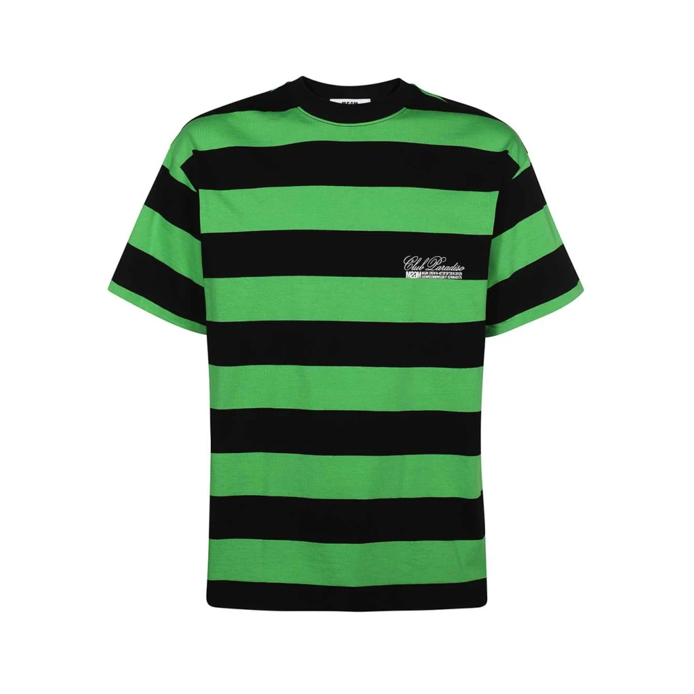 Msgm - Tops > T-Shirts - Green - Msgm - Modalova