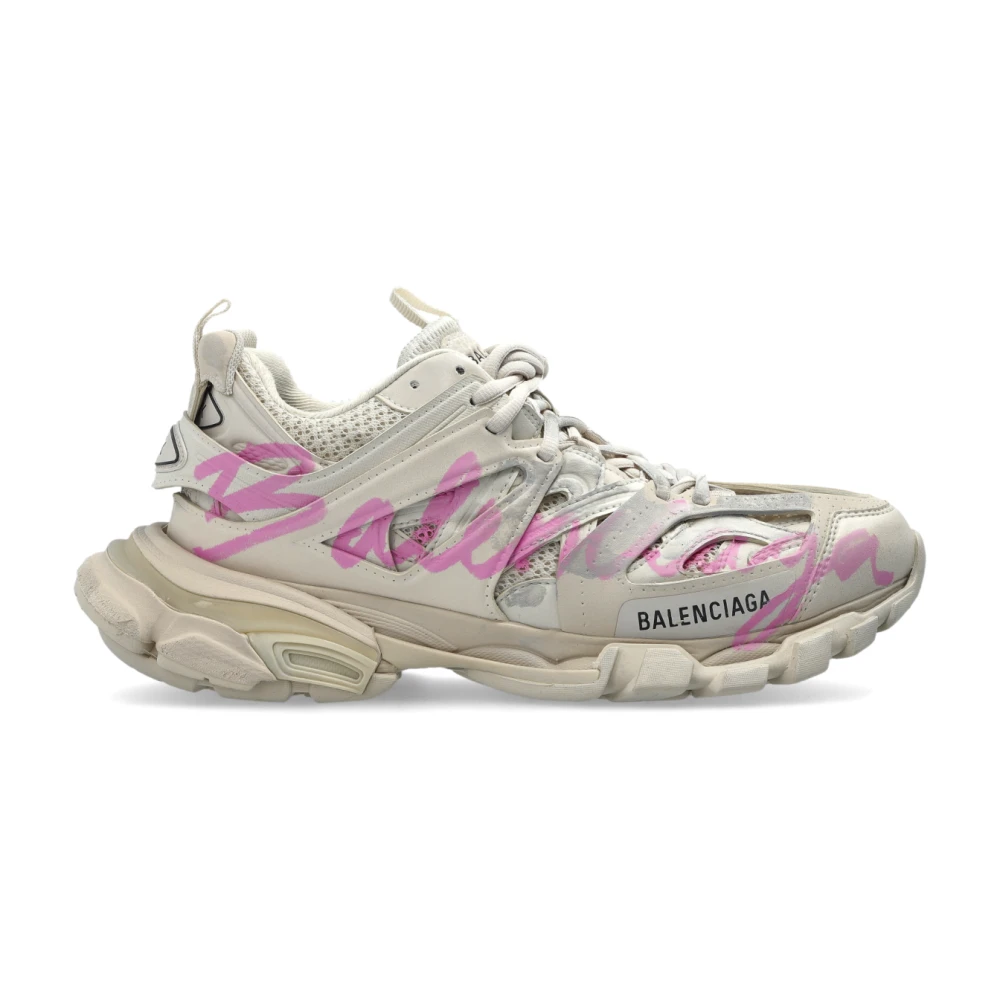 Balenciaga Track Signature Dames Schoenen Beige