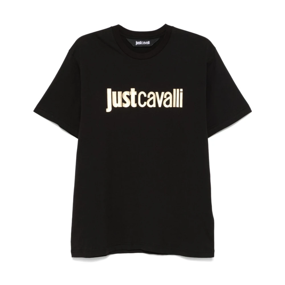 Just Cavalli Zwarte T-shirts en Polos ***cv Black Heren