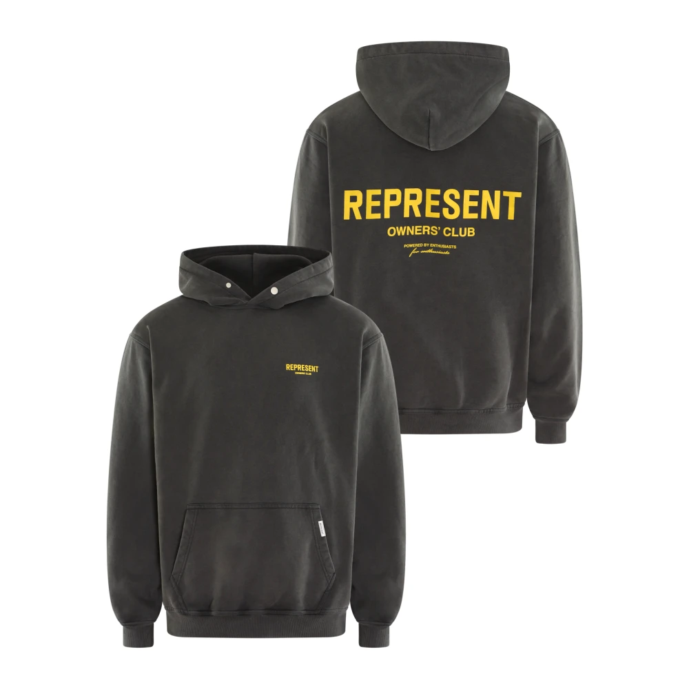 Represent Eigenaars Club Hoodie Gray Heren