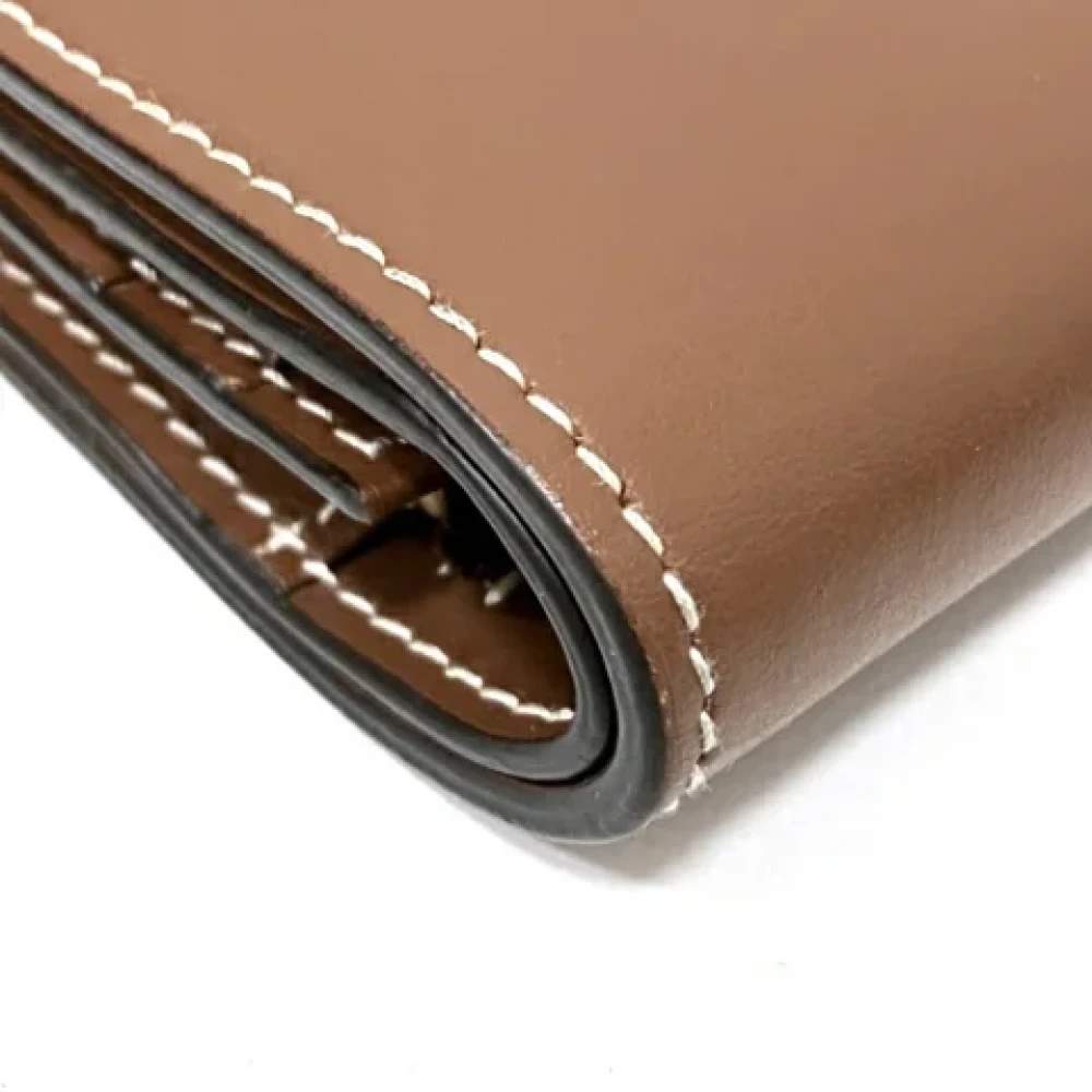 Burberry Vintage Pre-owned Leather wallets Brown Dames