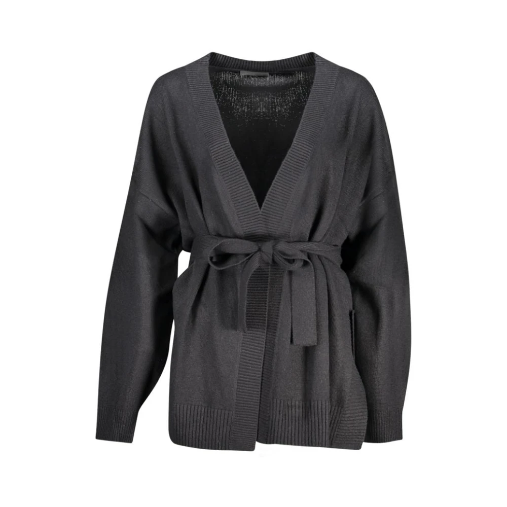 Guess Zwarte Acryl Gebreide Vest voor Vrouwen Black Dames