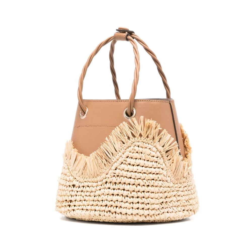 Cult Gaia Beige Emmertas met Handvatten Beige Dames