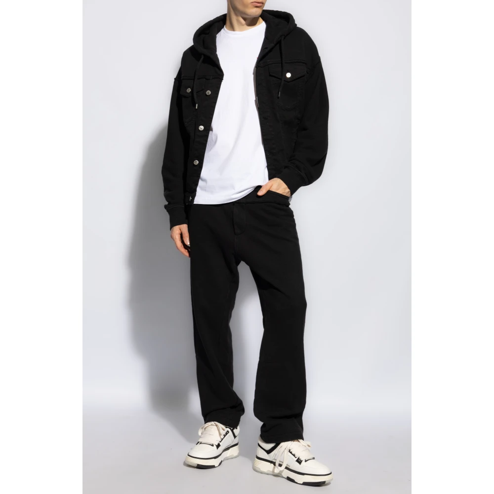 Dsquared2 Sweatpants gemaakt van gecombineerde materialen Black Heren