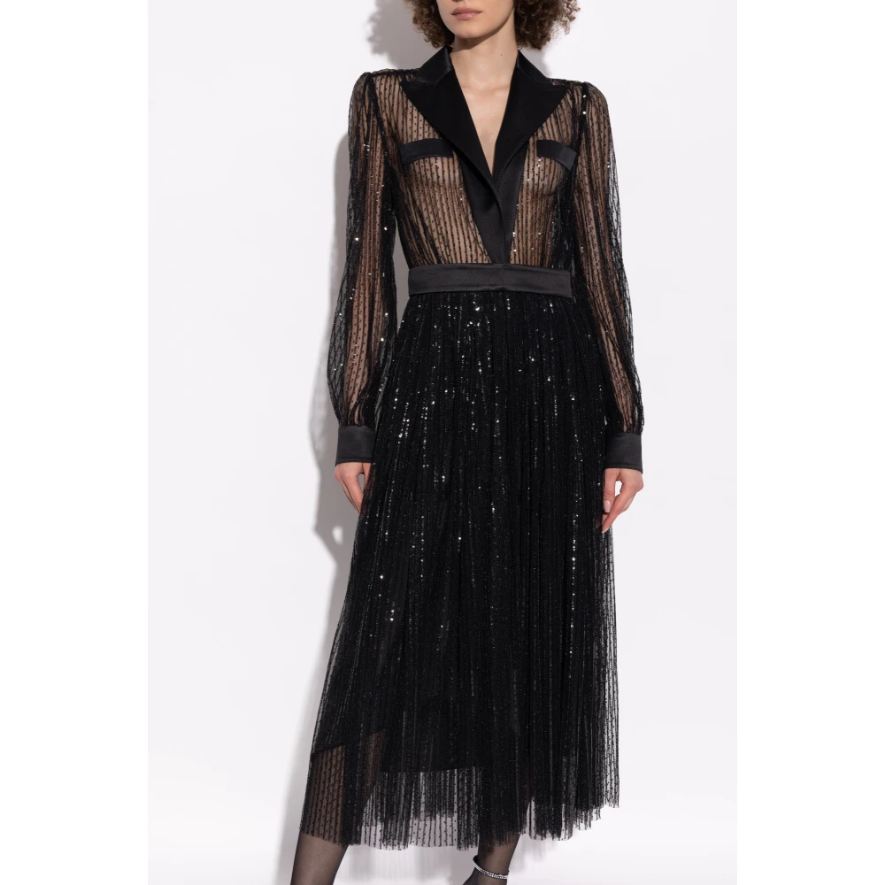 Dolce & Gabbana Paillettenjurk Black Dames