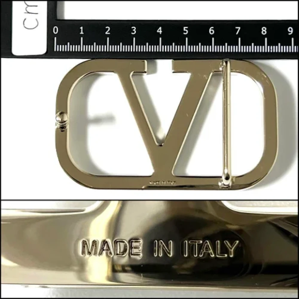 Valentino Vintage Pre-owned Leather belts Brown Dames