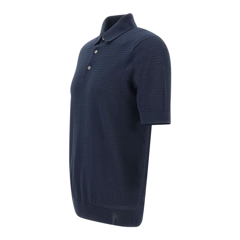 Filippo De Laurentiis Polo Shirts Blue Heren