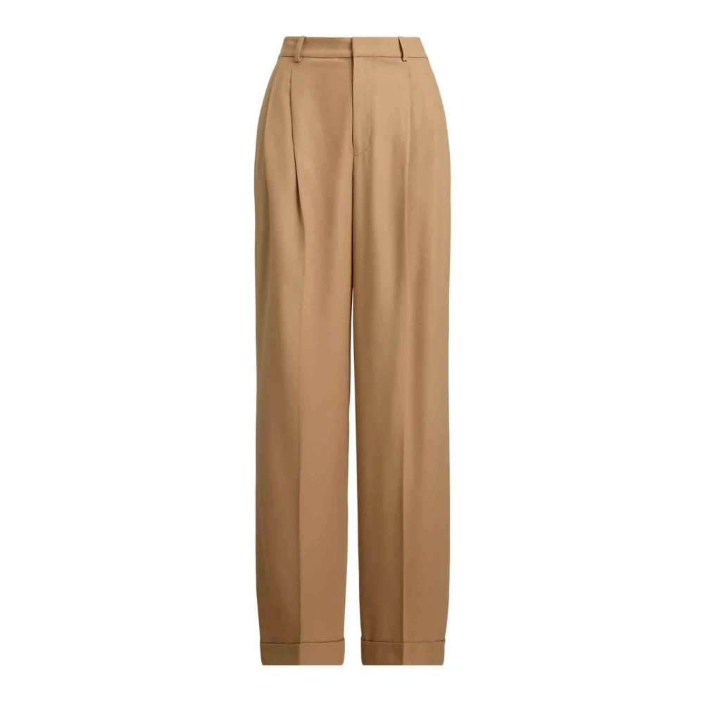 Polo Ralph Lauren Donna Marrone Pantaloni, S, New,