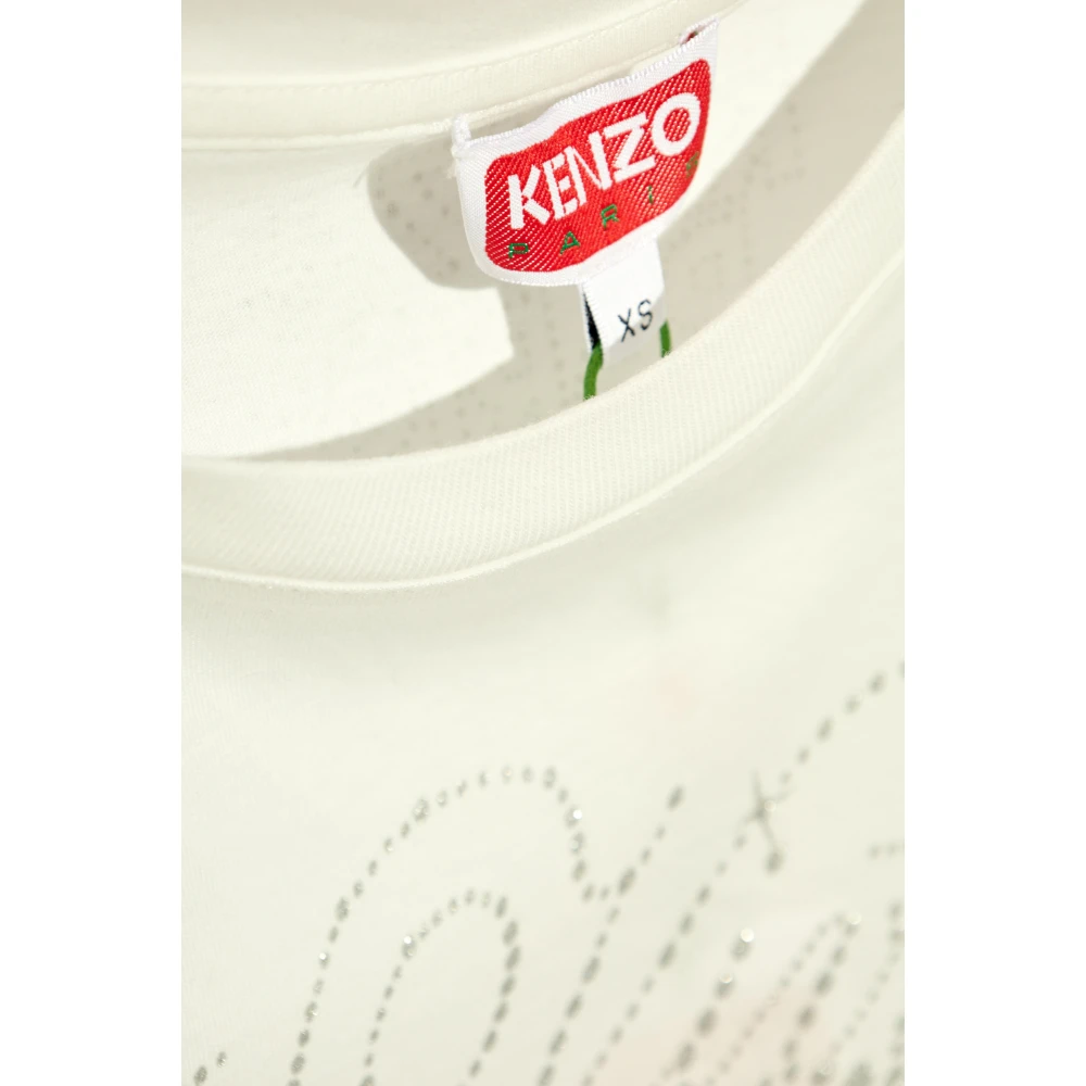 Kenzo T-shirt met print Beige Dames