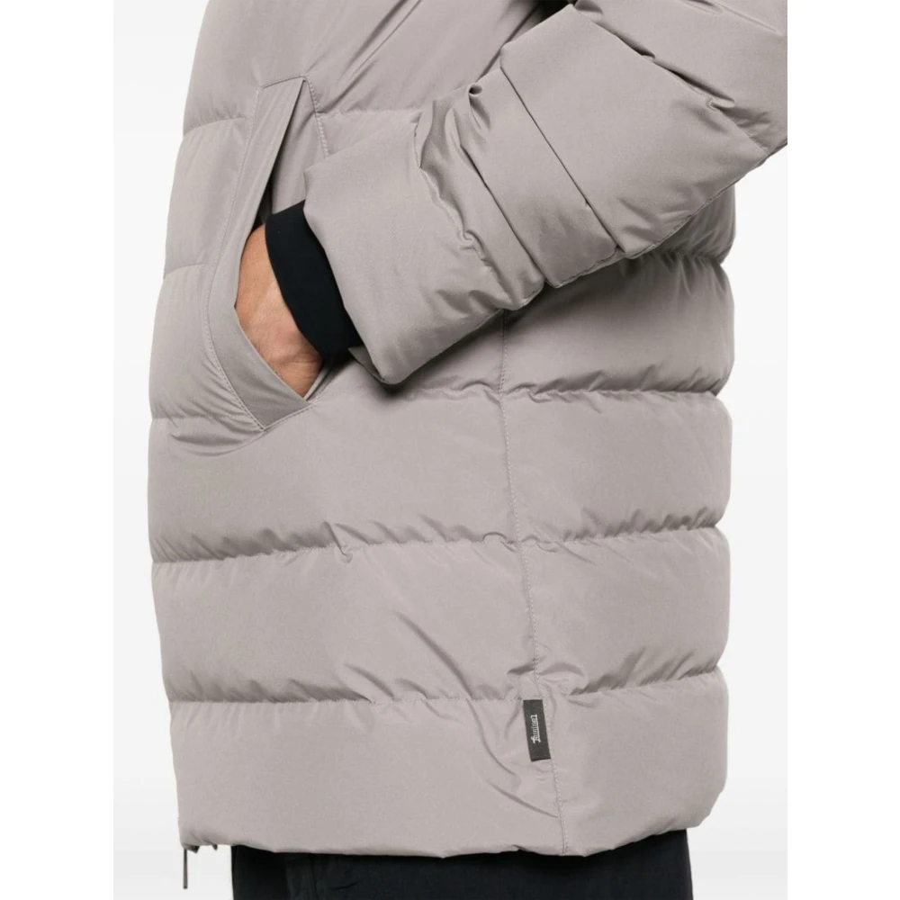 Herno Beige Laminar Parka Windstopper Jas Beige Heren