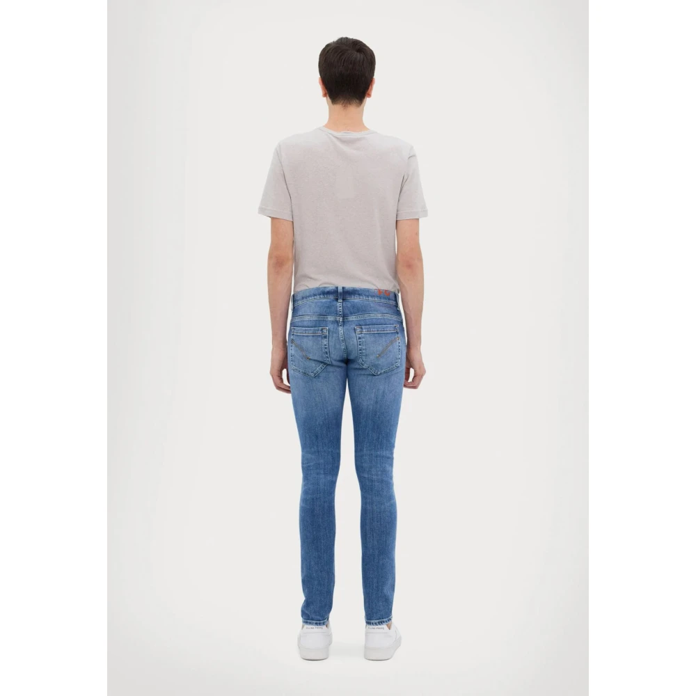 Dondup Slim Fit Stretch Jeans Blue Heren