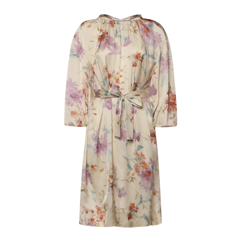 Herno Women's Multicolor Dress In Floral Print