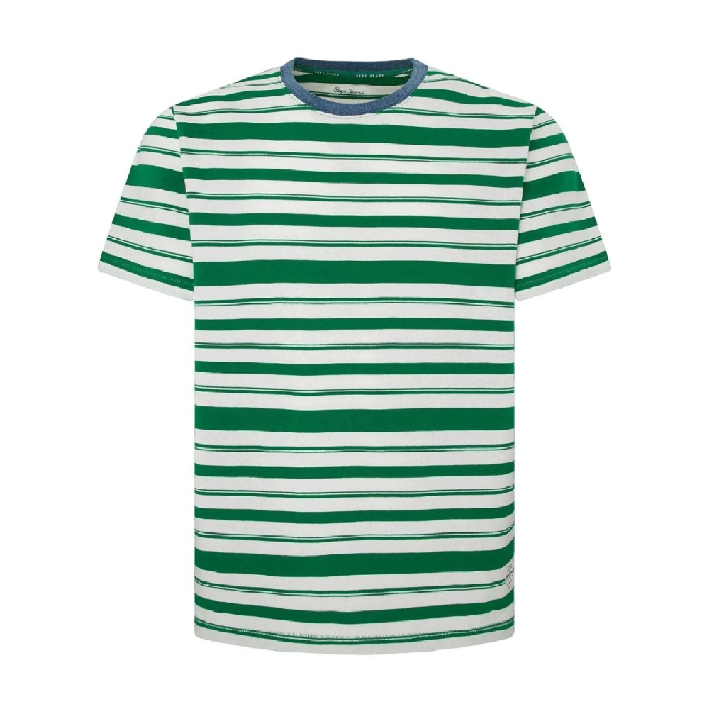 Pepe Jeans Men's Green Urban Style T-Shirt - T-Shirts - S - Tops