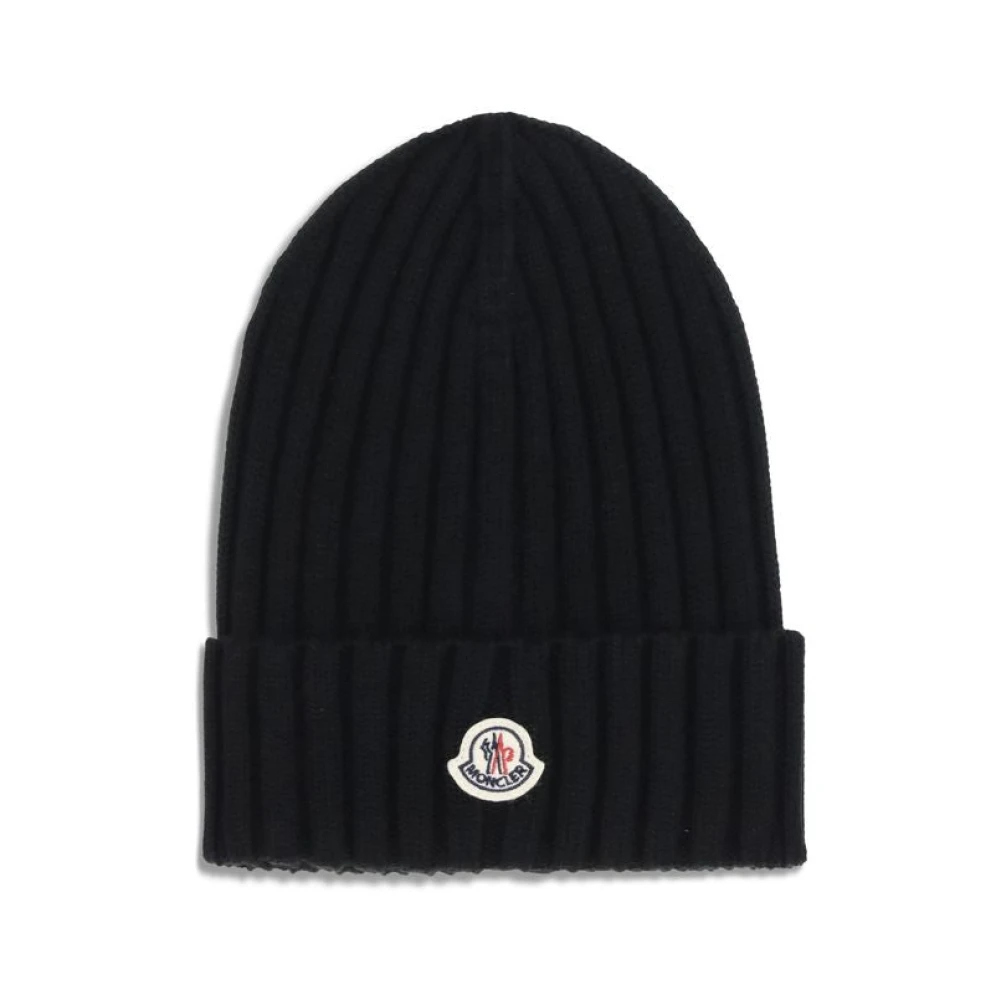 Moncler Stylish Women's Wool Hat - Female - Accessories - Black - One Size - Accessories - Image 2
