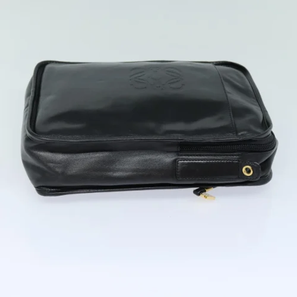 Loewe Pre-owned Leather crossbody-bags Black Dames