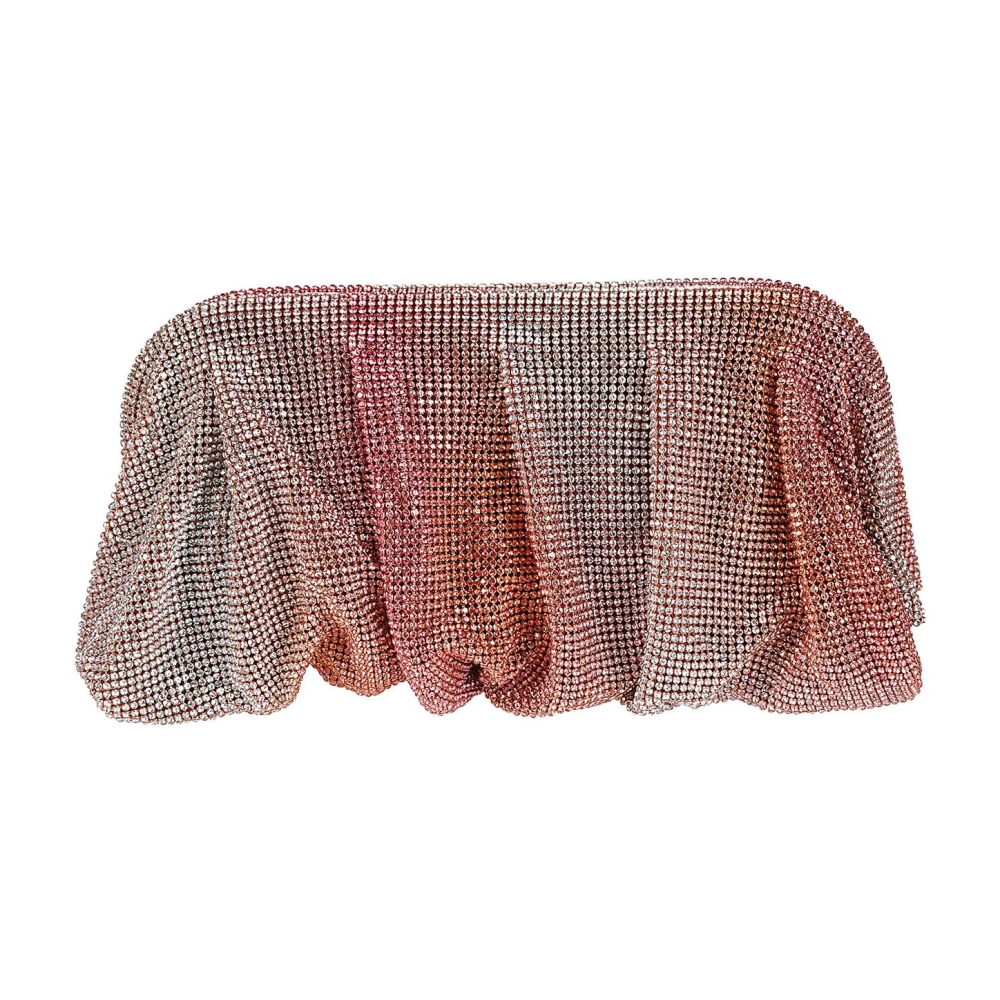 Benedetta Bruzziches Parijs Raam Rhinestone Mesh Clutch Multicolor Dames