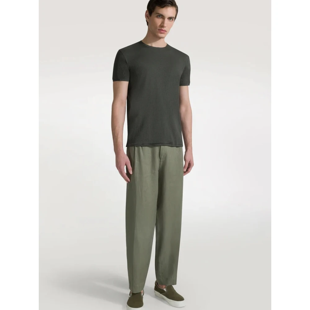 RRD Seersucker Technical T-shirt Green Heren
