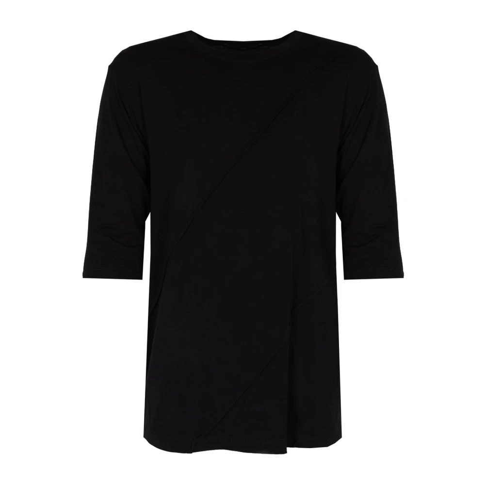 La Haine Inside Us Elegante ronde hals 3 4 mouw T-shirt Black Dames