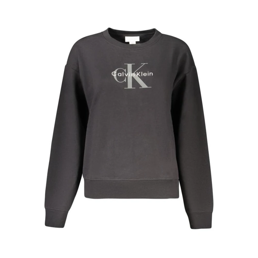 Calvin Klein Women's Black Sweatshirts, Xs, Cotton Knit Jumper