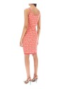 robe-rose-sans-manches-col-rond