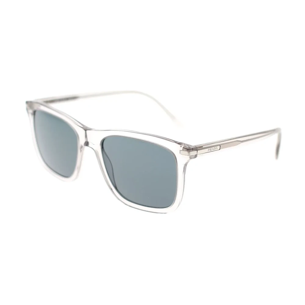 Prada Unisex Gray Sunglasses,, Rectangular Sunglasses With Unique Style Medium