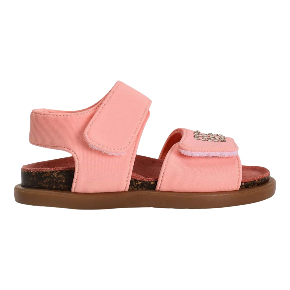 Dolce & Gabbana Girls Pink Lycra Dg Sandals - Kids Sandals - 21 Eu - Kids