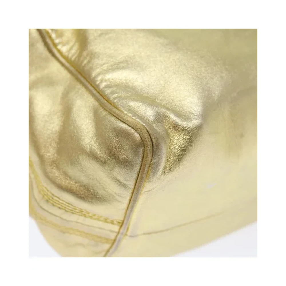 Loewe Pre-owned Leather handbags Yellow Dames