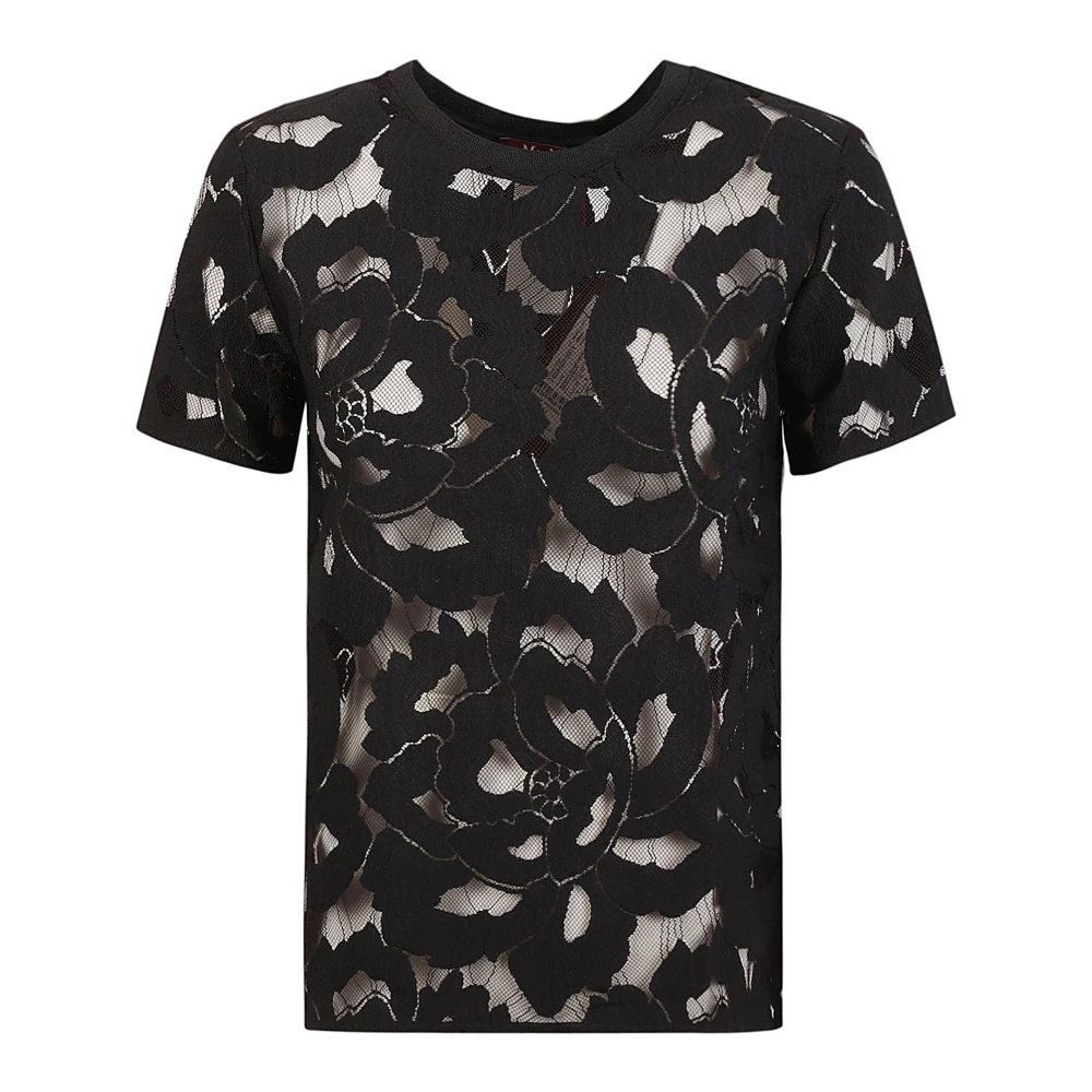 Max Mara Studio Zwarte Derna Top Black Dames