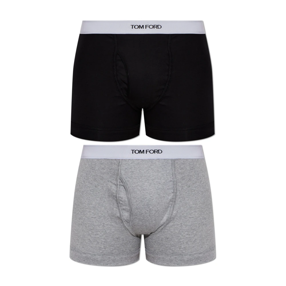 Tom Ford Boxer Briefs En Coton  Lot De Deux Homme Sous Vêtements Multicolore S