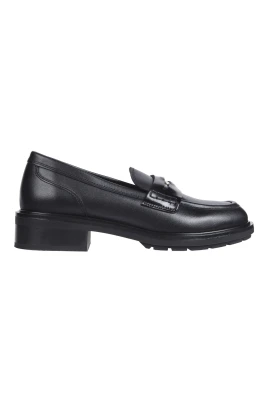 Logo Läder Penny Loafer