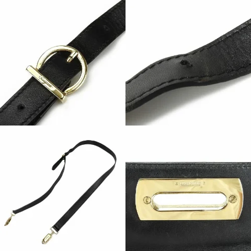 Salvatore Ferragamo Pre-owned Leather handbags Black Dames