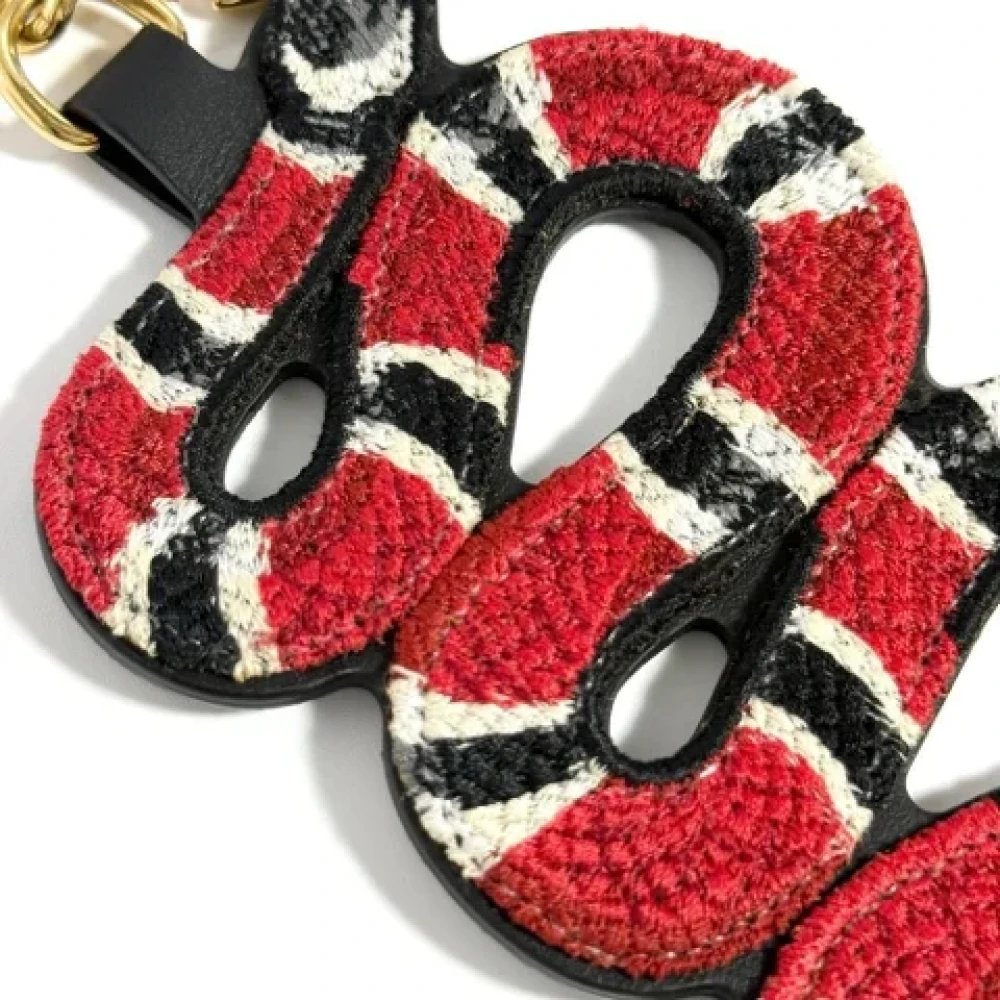 Gucci Vintage Pre-owned Metal key-holders Red Dames
